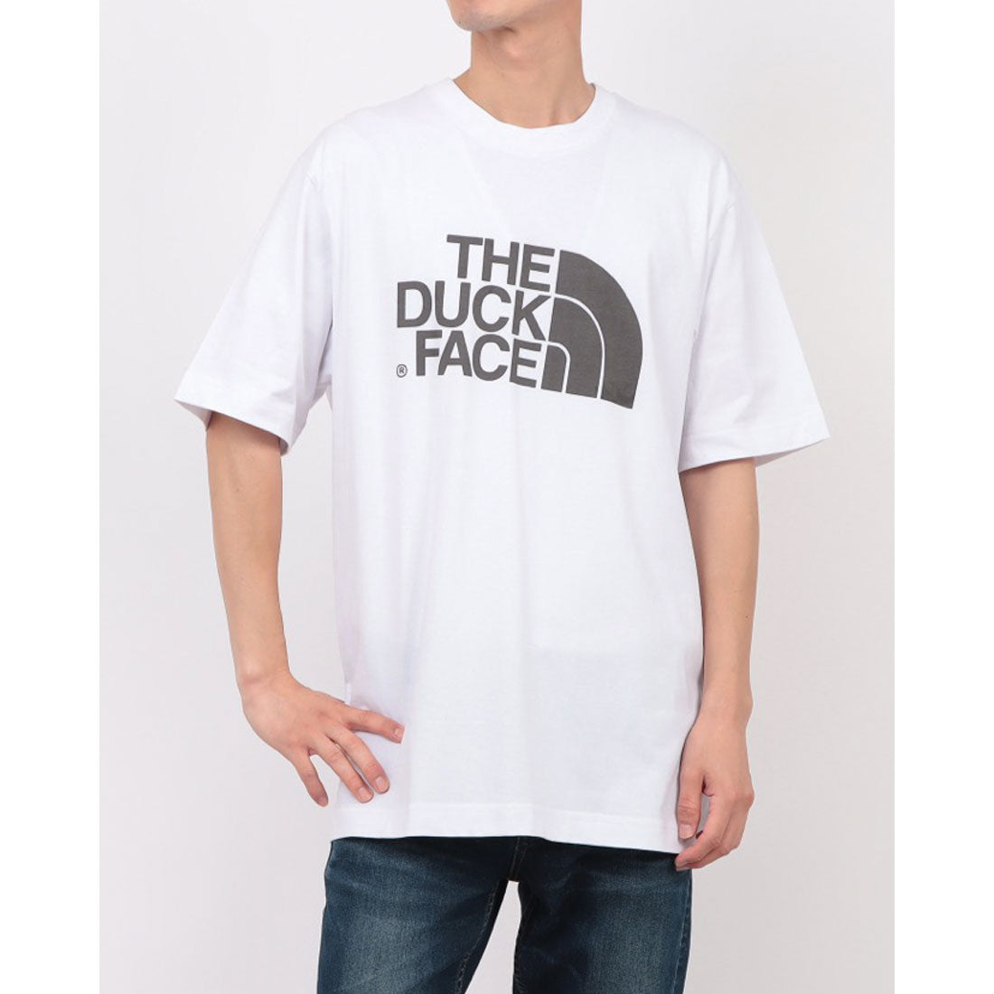 アトリエアメロ ATELIER AMELOT ATELIER AMELOT PRINT TEE - THE DUCK FACE （ホワイト） ホワイト