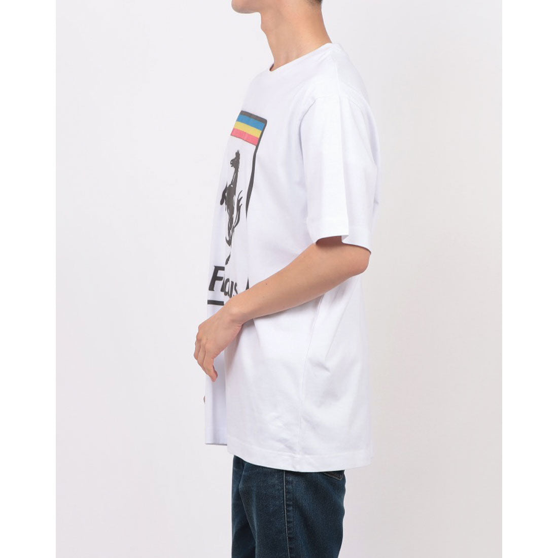 アトリエアメロ ATELIER AMELOT PRINT TEE - HEUREUSEMENT IL Y A FINDUS （ホワイト） ホワイト