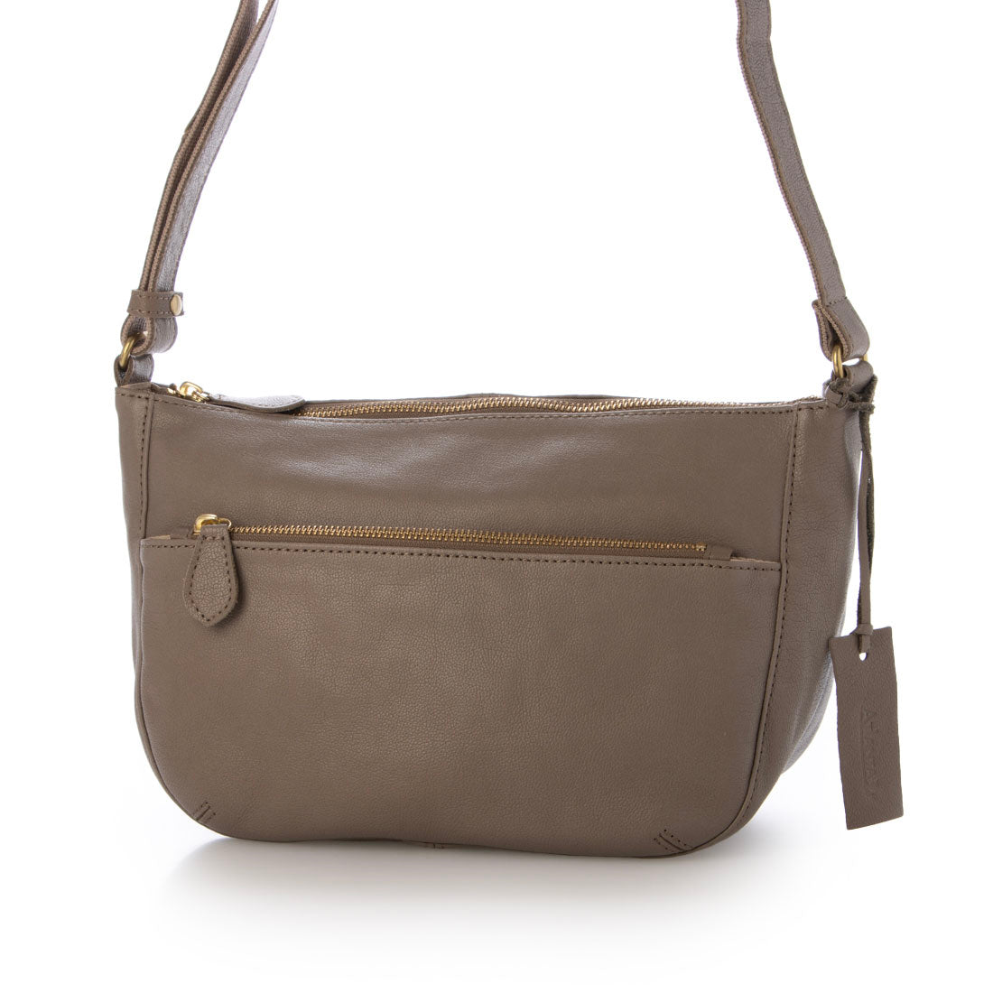 アトランタ ATLANTA 牛革ファスナーショルダー （GY） GY