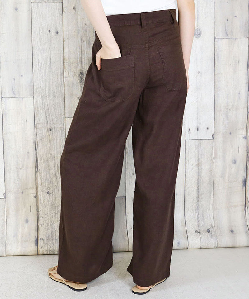 アットワン atONE リネンベイカーワイドパンツ