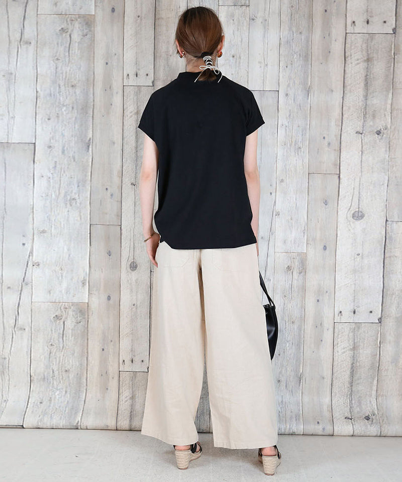 アットワン atONE リネンベイカーワイドパンツ
