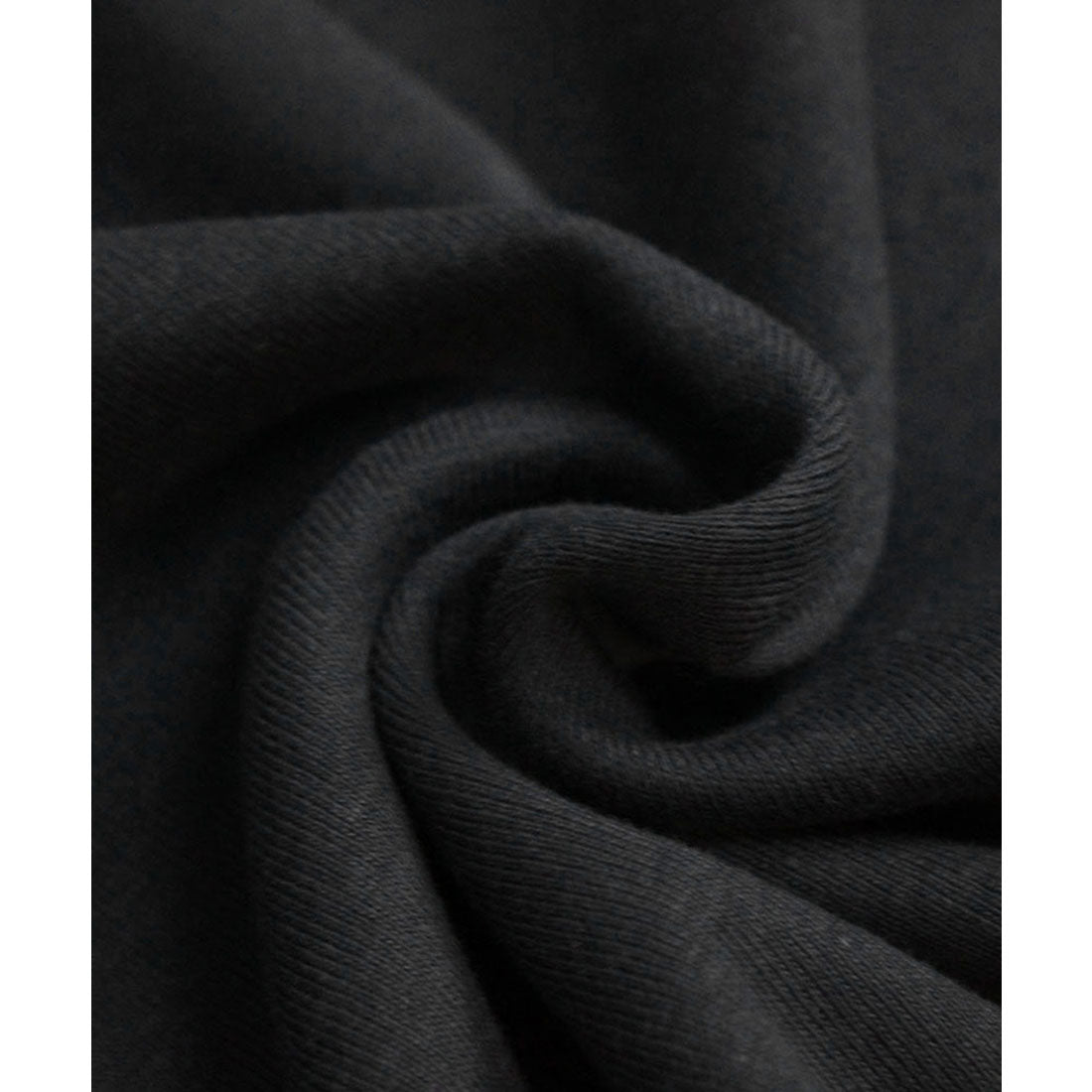 アットワン atONE Uネック8分袖コットンフライスTシャツ （BLACK） ブラック