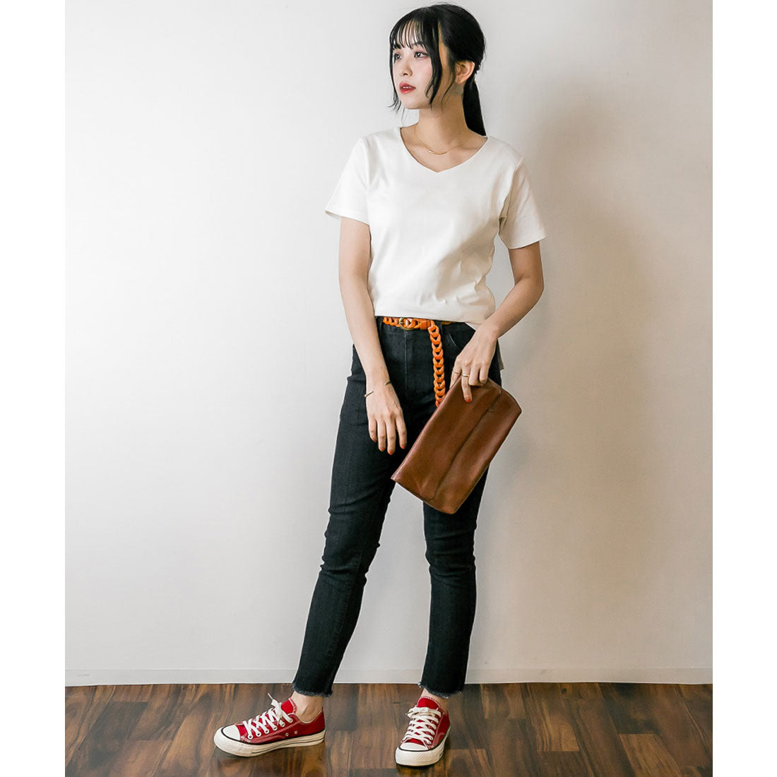 アットワン atONE ダブルフロント半袖Tシャツ