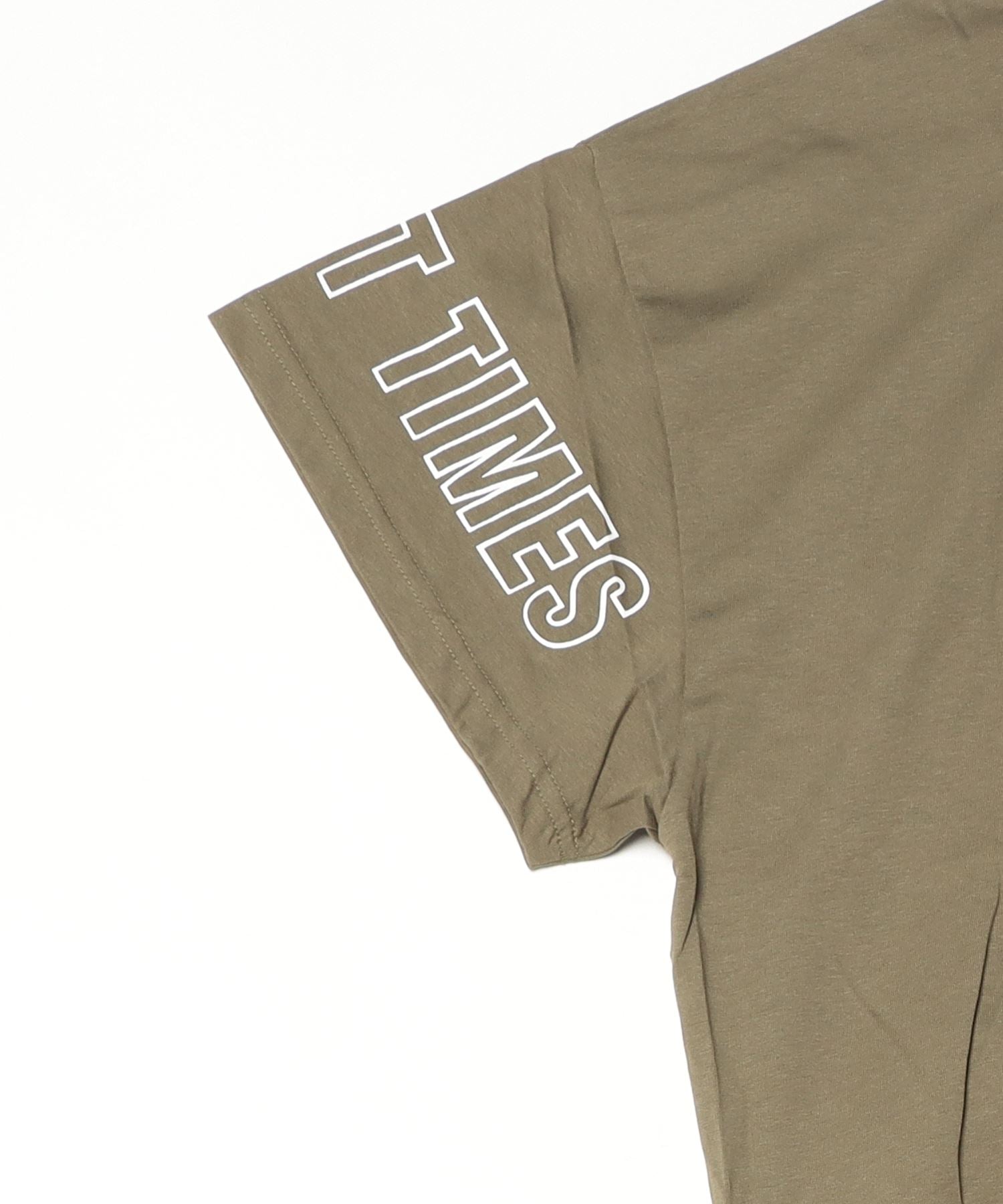 アットワン atONE ポケット付きオーバーサイズシルエットロゴプリントTシャツ （ブラック） ブラック