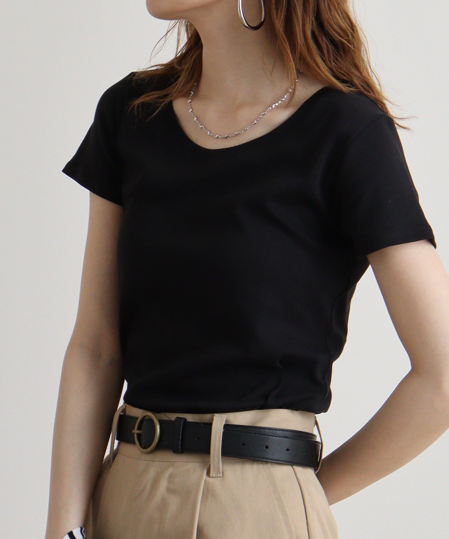 アットワン atONE コットンフライス半袖Tシャツ