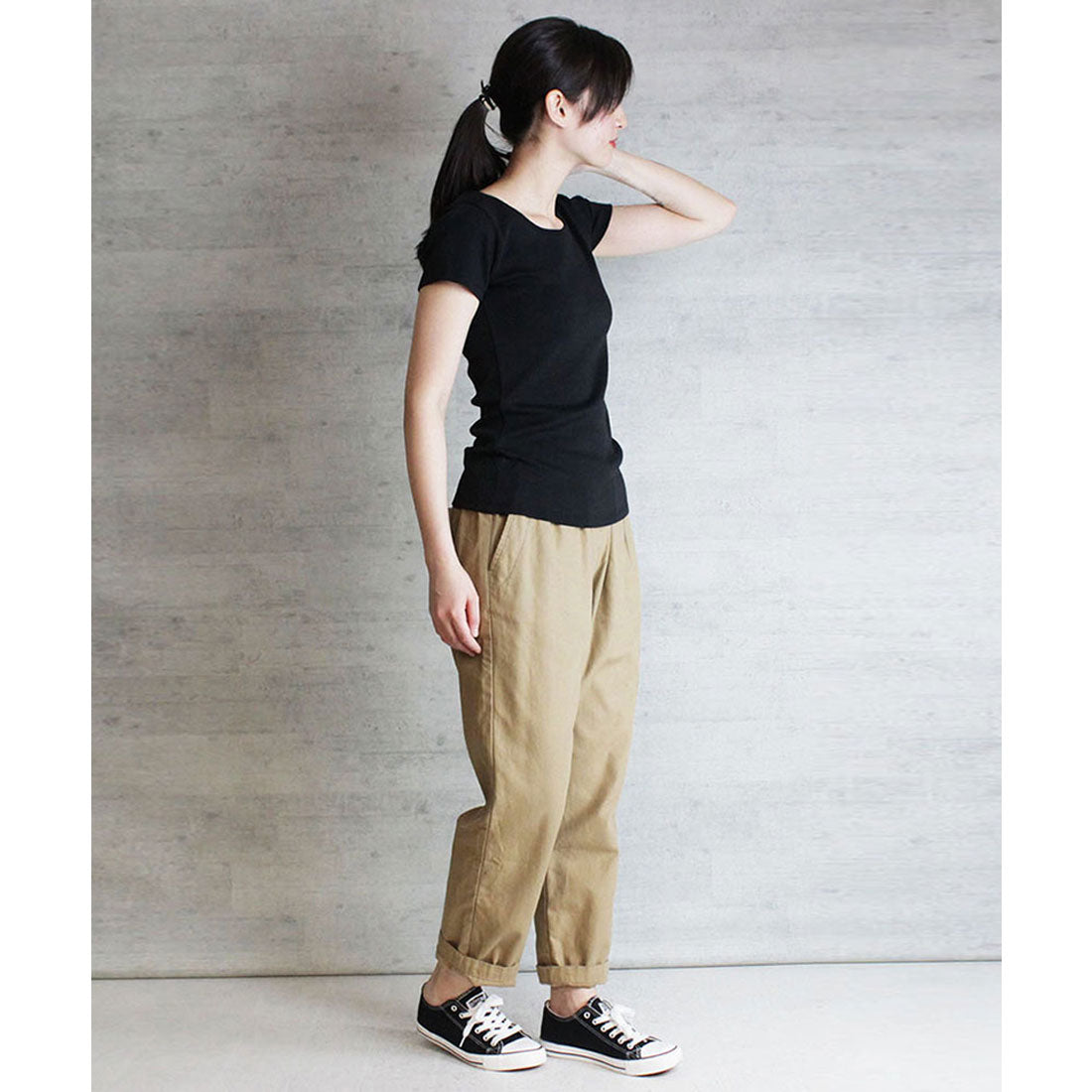 アットワン atONE コットンフライス半袖Tシャツ