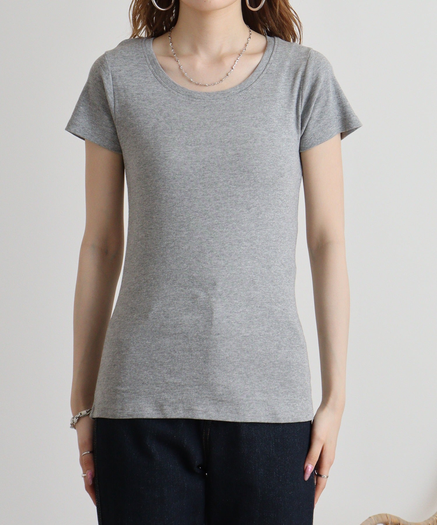 アットワン atONE コットンフライス半袖Tシャツ