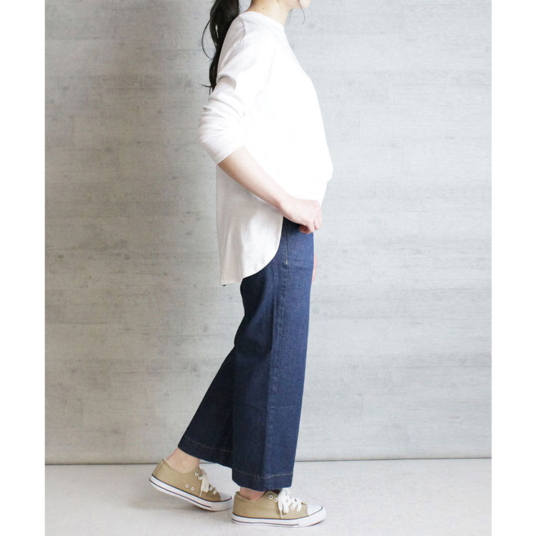 アットワン atONE デニムワイドパンツ