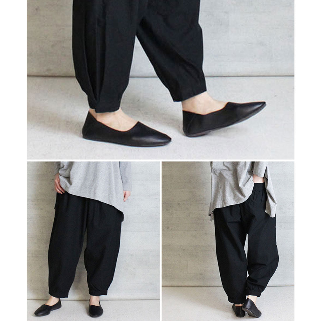 アットワン atONE タック入りカーブパンツ