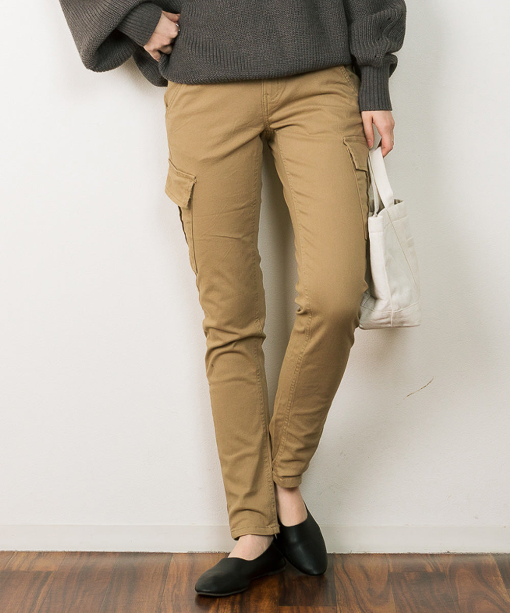 アットワン atONE ツイルカーゴパンツ （BEIGE） ベージュ