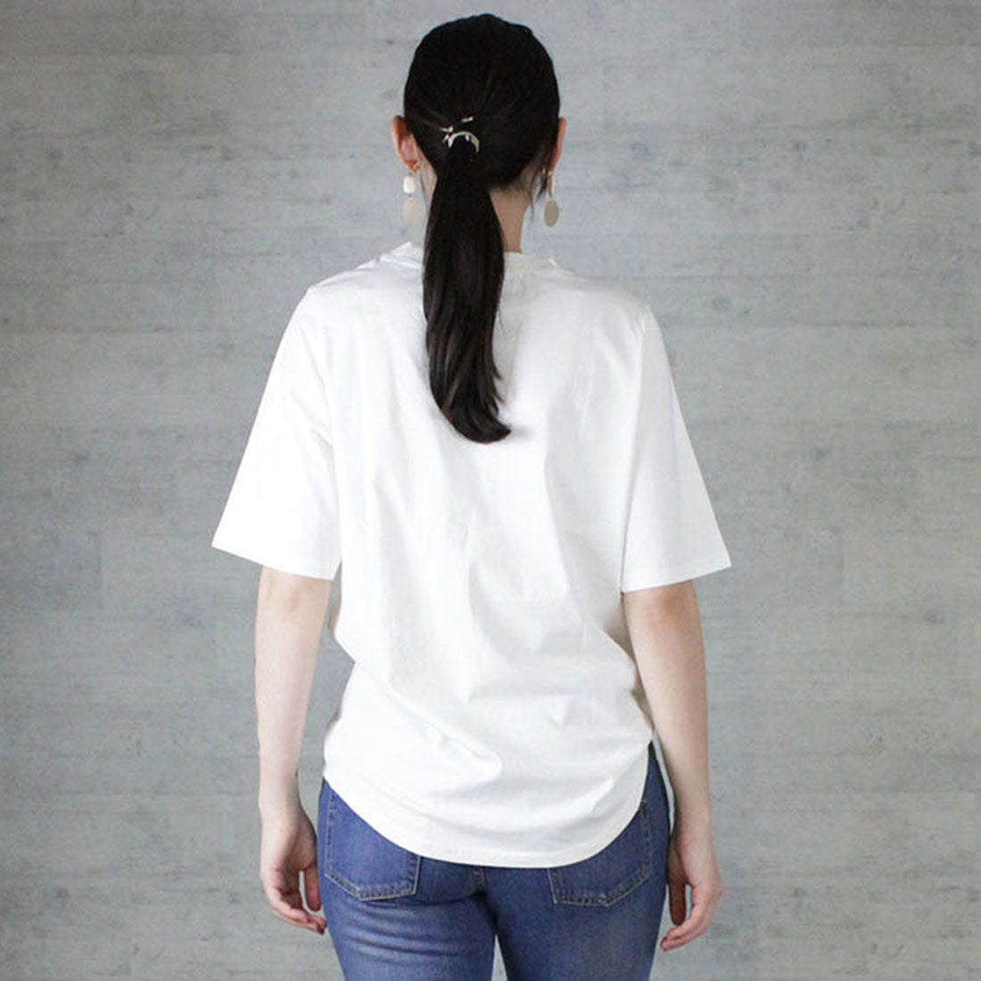 アットワン atONE プチハイネック半袖Tシャツ