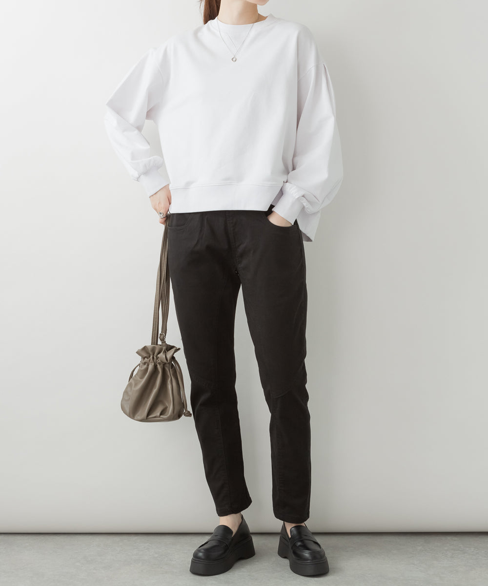 アットワン atONE ウエストリブツイルサルエルパンツ