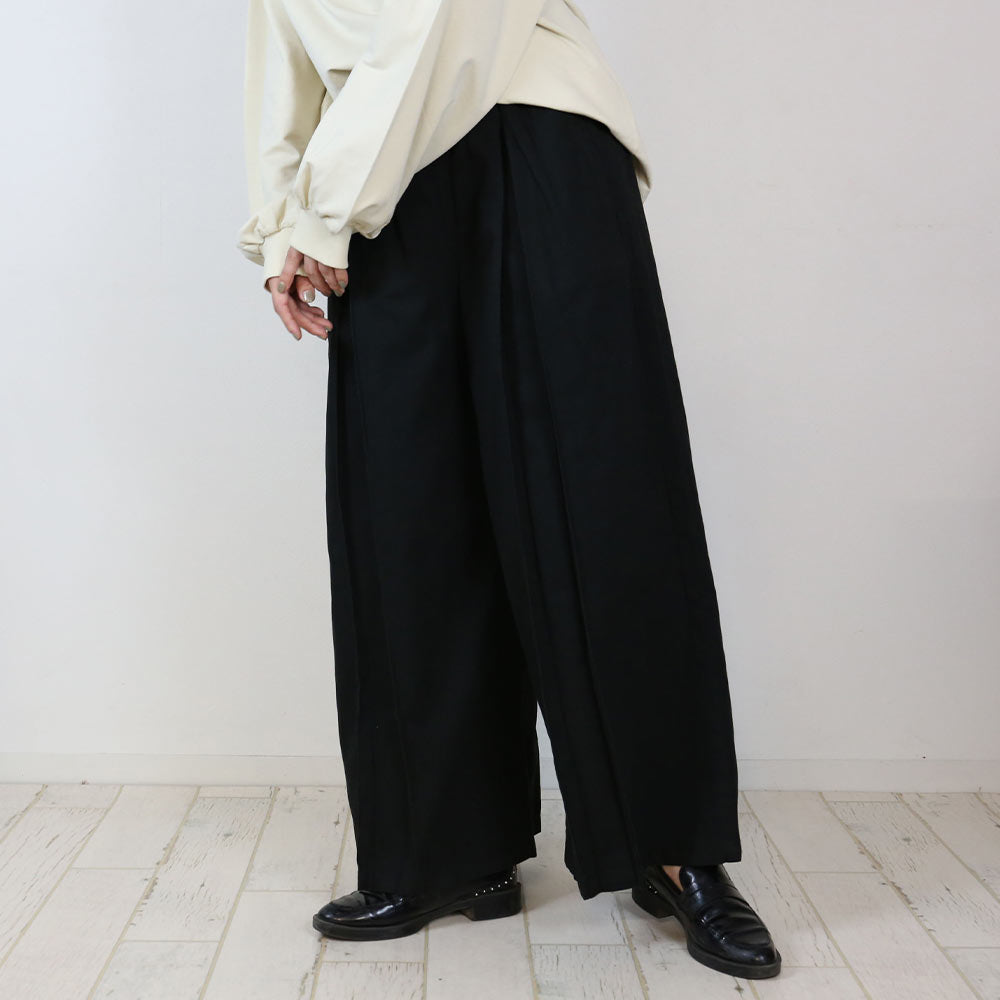 アットワン atONE 前タックワイドパンツ
