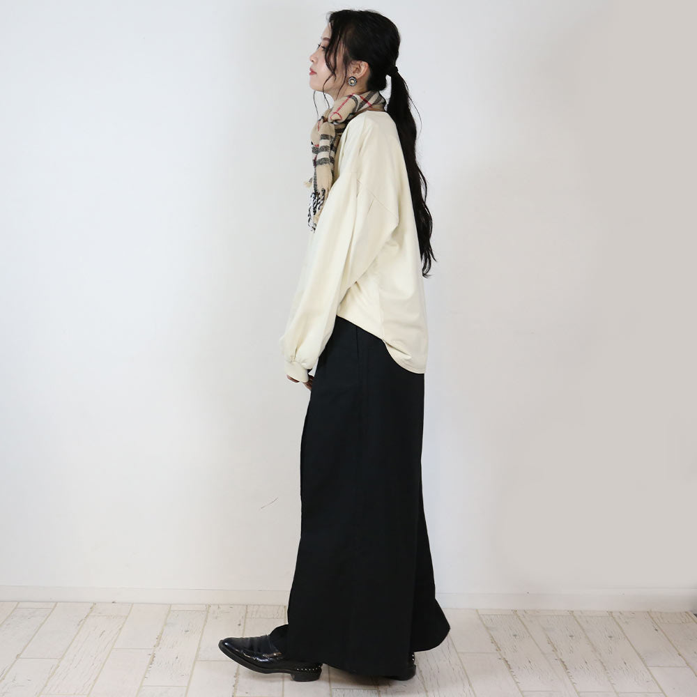 アットワン atONE 前タックワイドパンツ