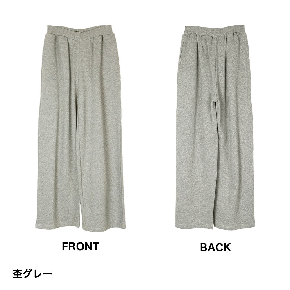 アットワン atONE 裏毛ワイドパンツ