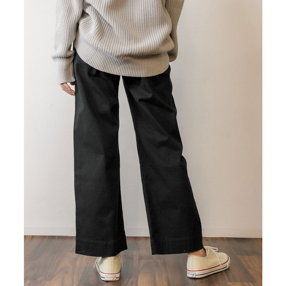 アットワン atONE カラーツイルワイドパンツ