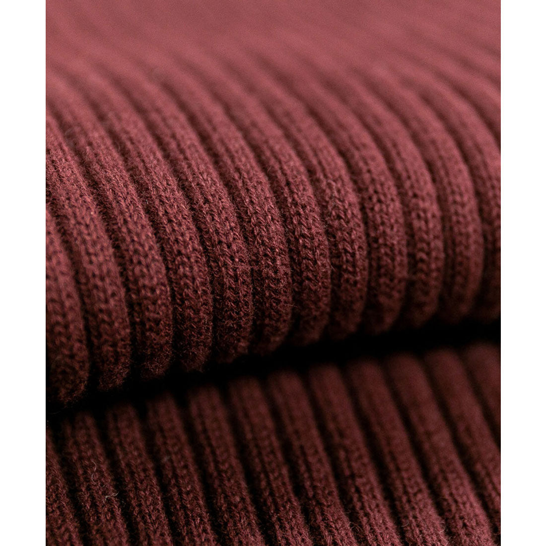 アットワン atONE メロウ襟タートルネックリブニット （杢グレー） 杢グレー