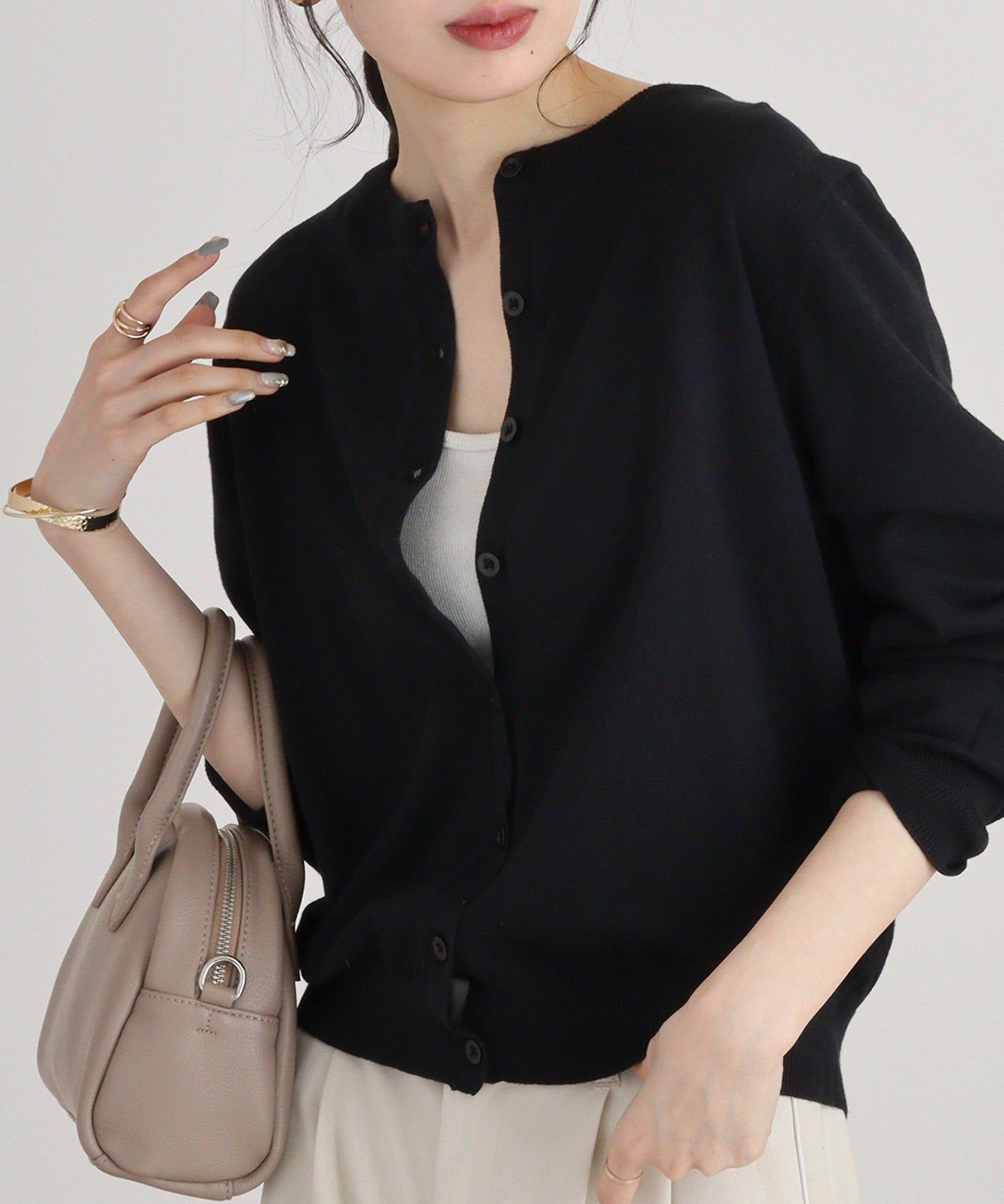 atONE Crew Neck Cardigan