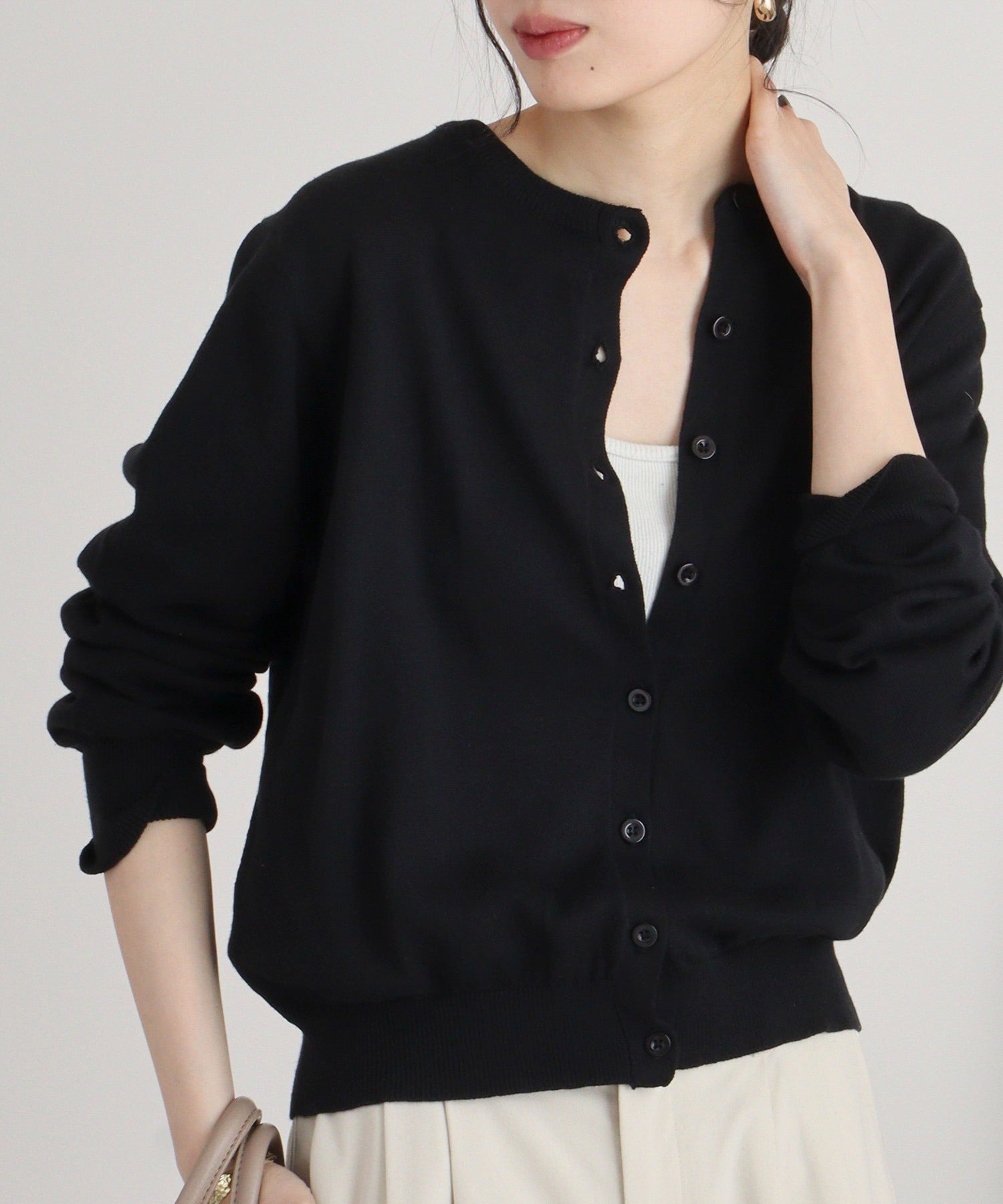 atONE Crew Neck Cardigan