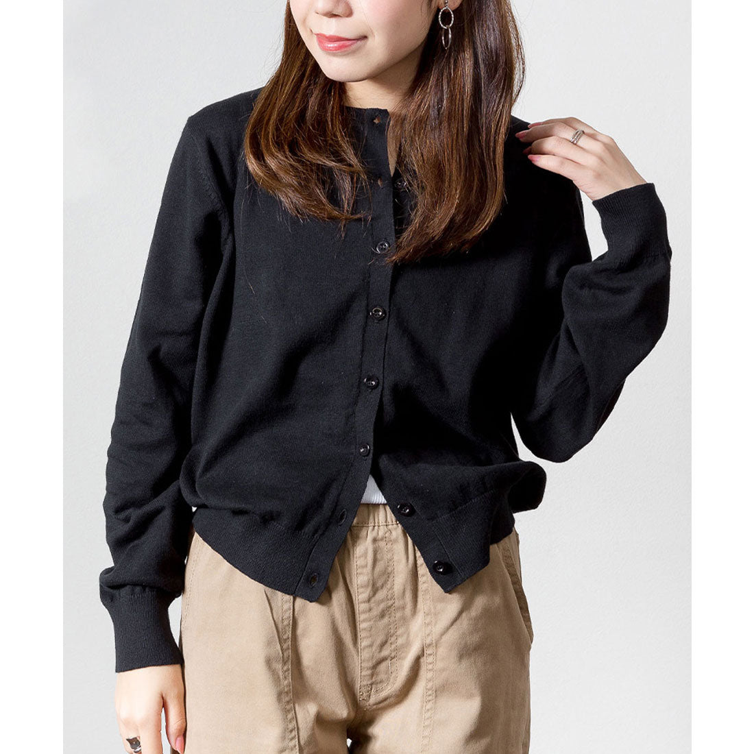 atONE Crew Neck Cardigan