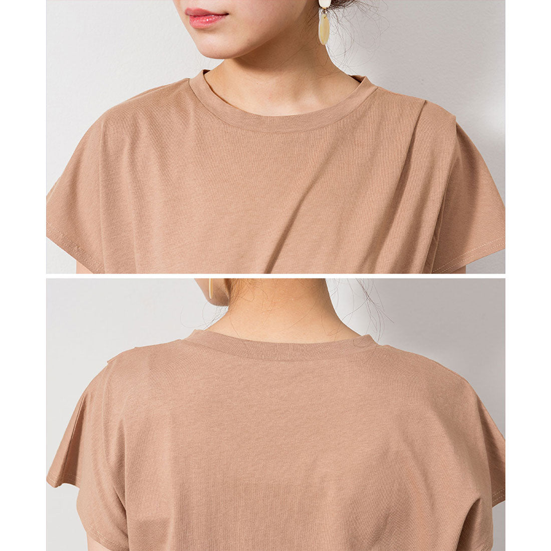 アットワン atONE 前結びアシメTシャツ