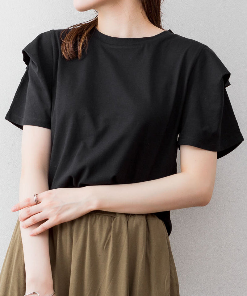 アットワン atONE ボリュームタック袖Tシャツ