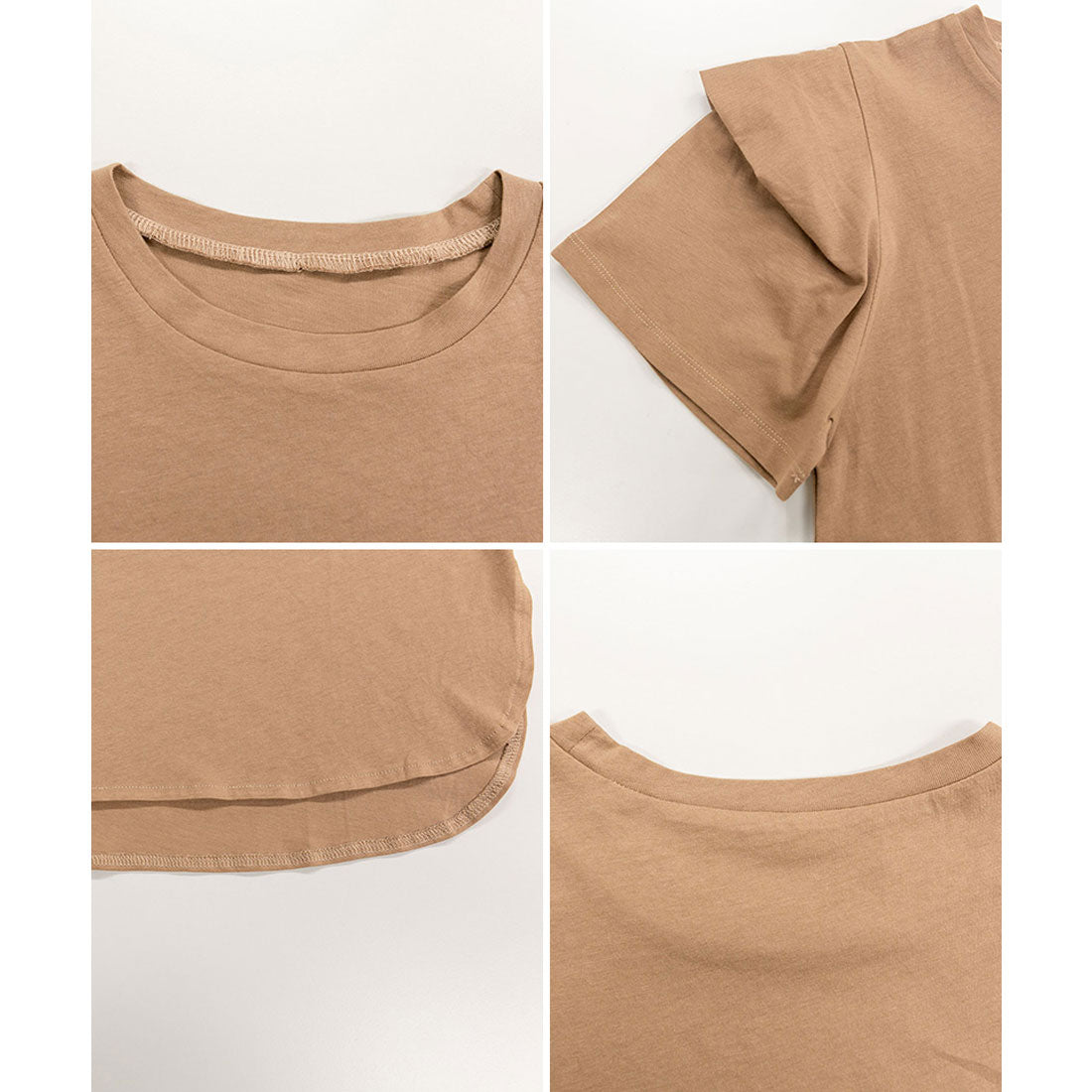 アットワン atONE ボリュームタック袖Tシャツ