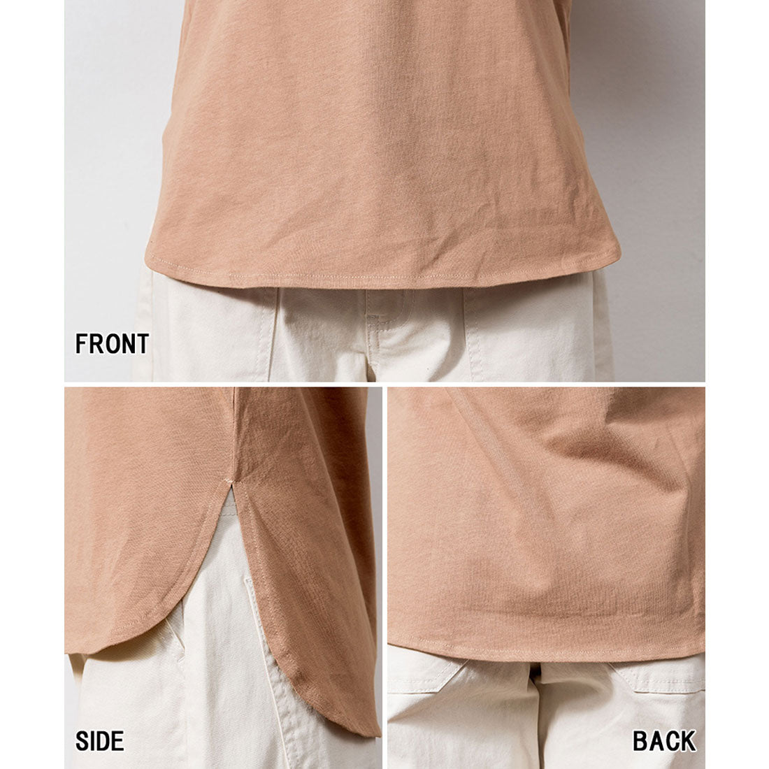 アットワン atONE ボリュームタック袖Tシャツ