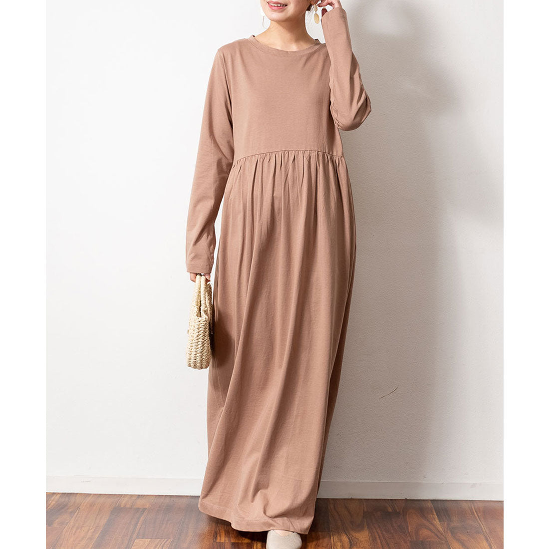 atONE Waist Gathered Flare Dress atONE Waist Gathered Flare Dress