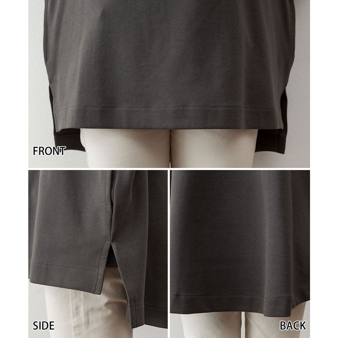 atONE Wide High Neck Smooth Pullover