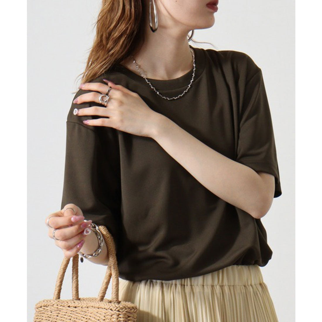 アットワン atONE 4.3オンスドライTシャツ,KHAKI
