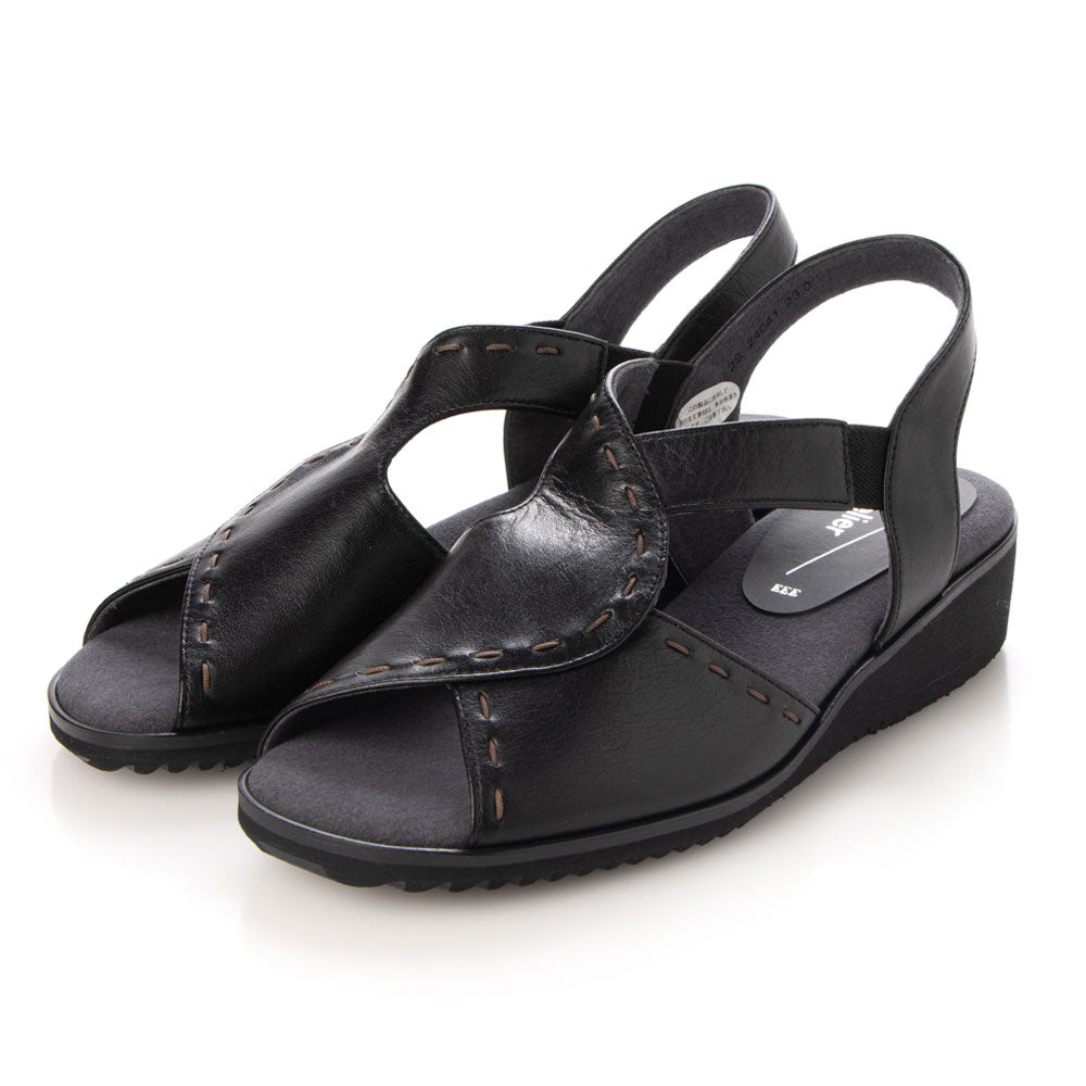 アトリエ Atelier 【3E】ステッチデザインサンダル