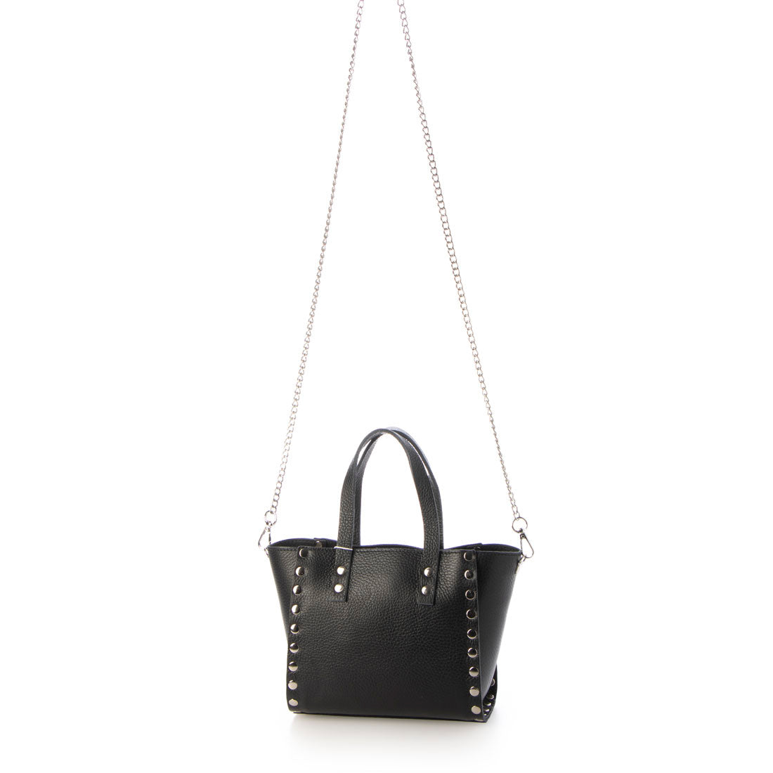 [MADE IN ITALY] AULENTTI Studded 2-way Shoulder Bag