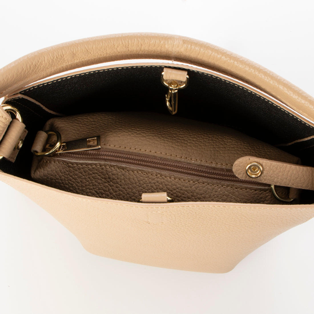 【MADE IN ITALY】AULENTTI Multiway Shoulder Bag with Pouch