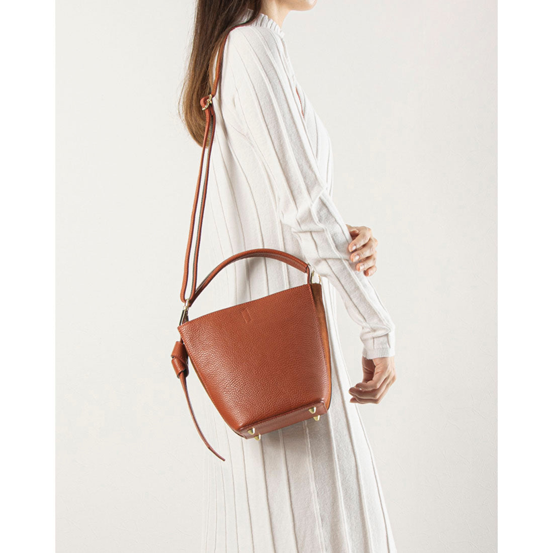 【MADE IN ITALY】AULENTTI Multiway Shoulder Bag with Pouch