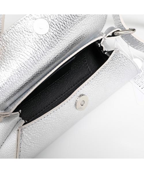 オウレンティ AULENTTI AULENTTI ショルダーバッグ SS23-Y02-MINI クロスボディ （SILVER/シルバー） SILVER/シルバー