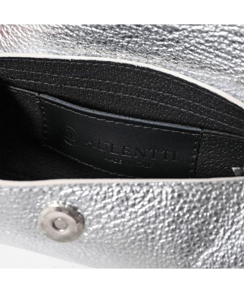 オウレンティ AULENTTI AULENTTI ショルダーバッグ SS23-Y02-MINI クロスボディ （SILVER/シルバー） SILVER/シルバー