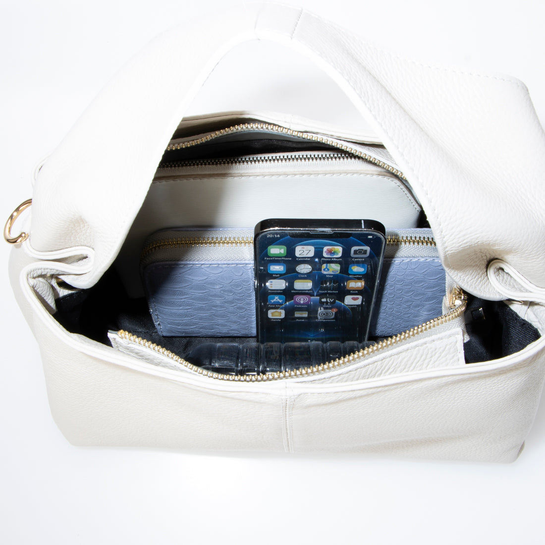 【MADE IN ITALY】AULENTTI Leather 2-way Handbag