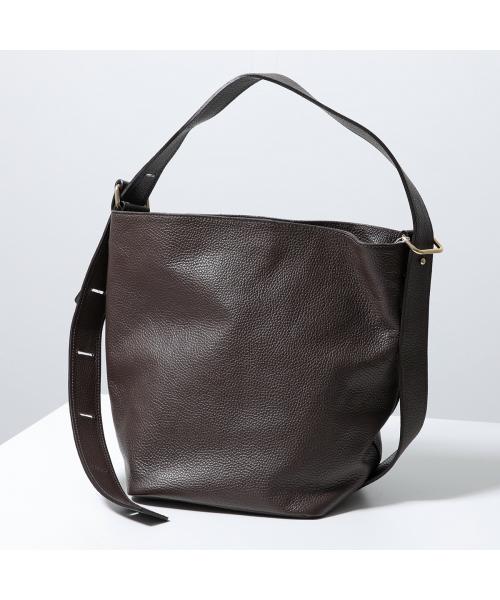 オウレンティ AULENTTI AULENTTI トートバッグ EL-L823-DO レザー （D23/TESTA-DI-MORO-ブラウン） D23/TESTA-DI-MORO-ブラウン