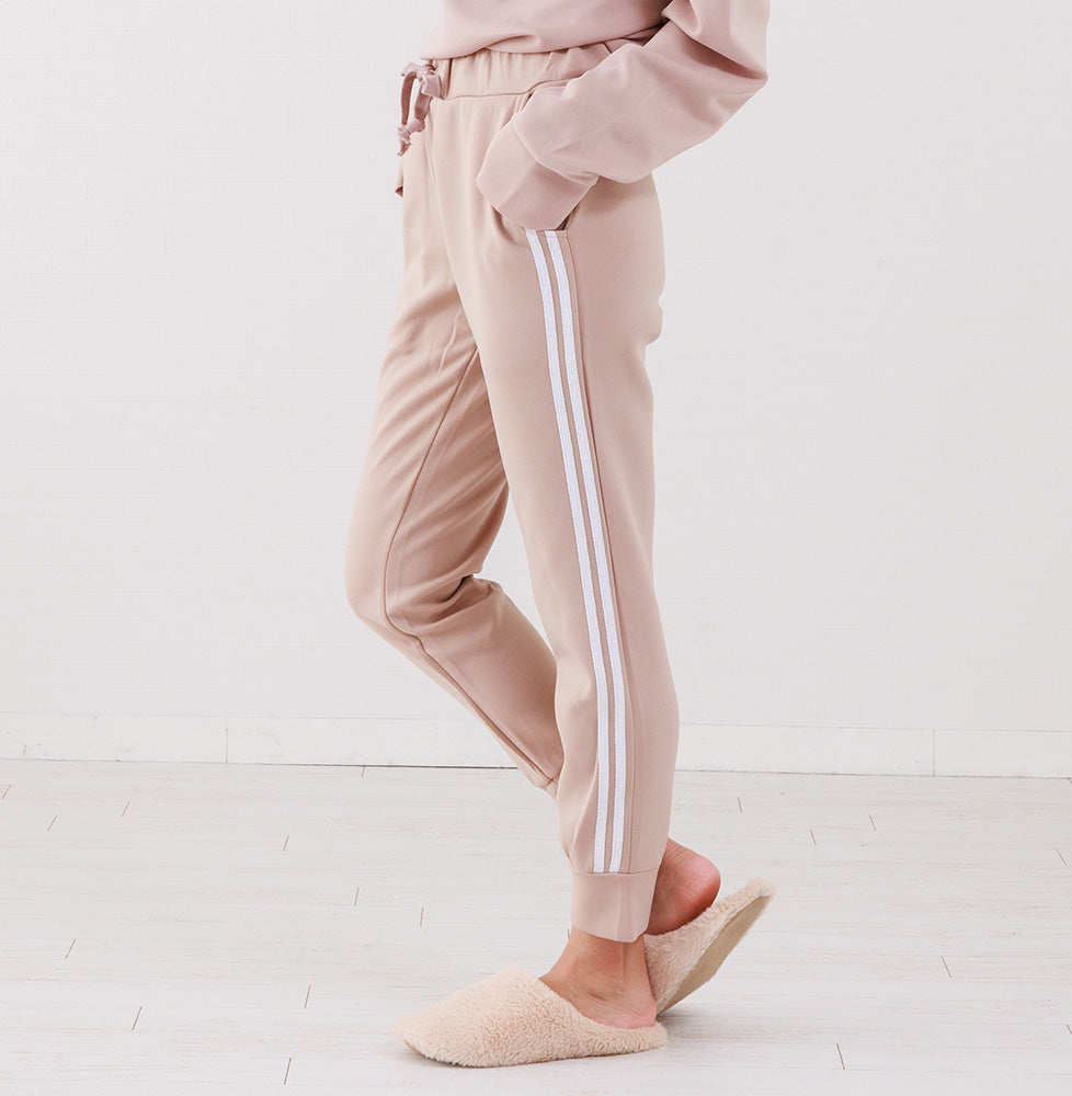 Auni Auni Cardboard Knit Loungewear Bottoms Line Pants Casual Home Wear Jersey for Women