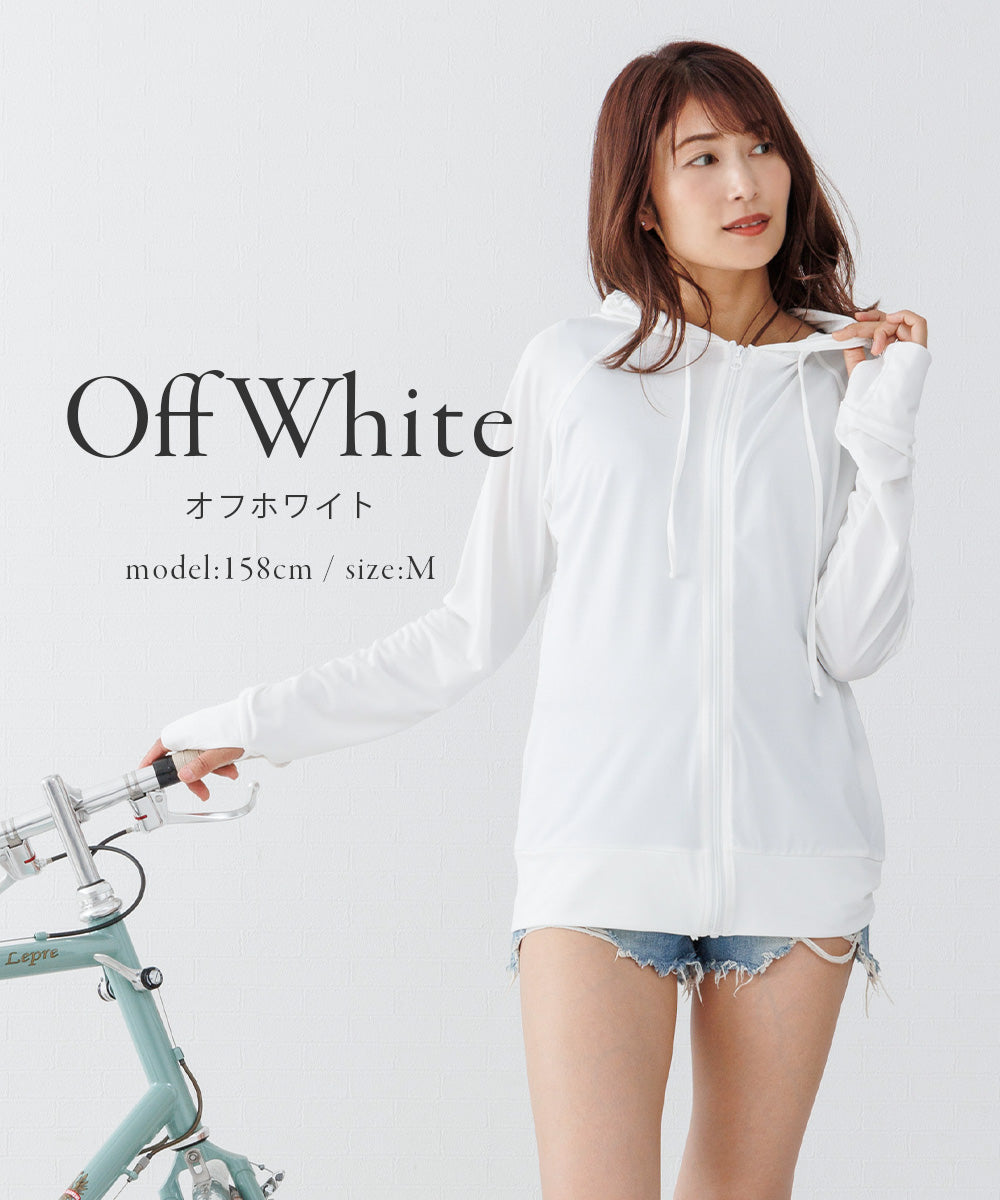 アウニイ auni ラッシュガード レディース 水着 体型カバー UPF50+ 接触冷感 Q-max 98% uvカット 夏 パーカー 日焼け 止め 防止 暑さ対策グッズ 長袖 指穴付き HW8211 （ネイビー） ネイビー