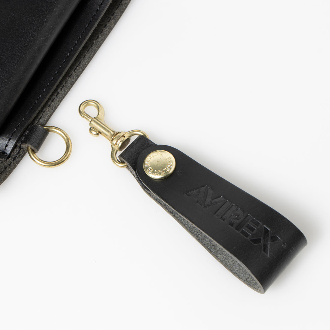 アヴィレックス AVIREX バッファローレザー 三つ折り ミニ 財布