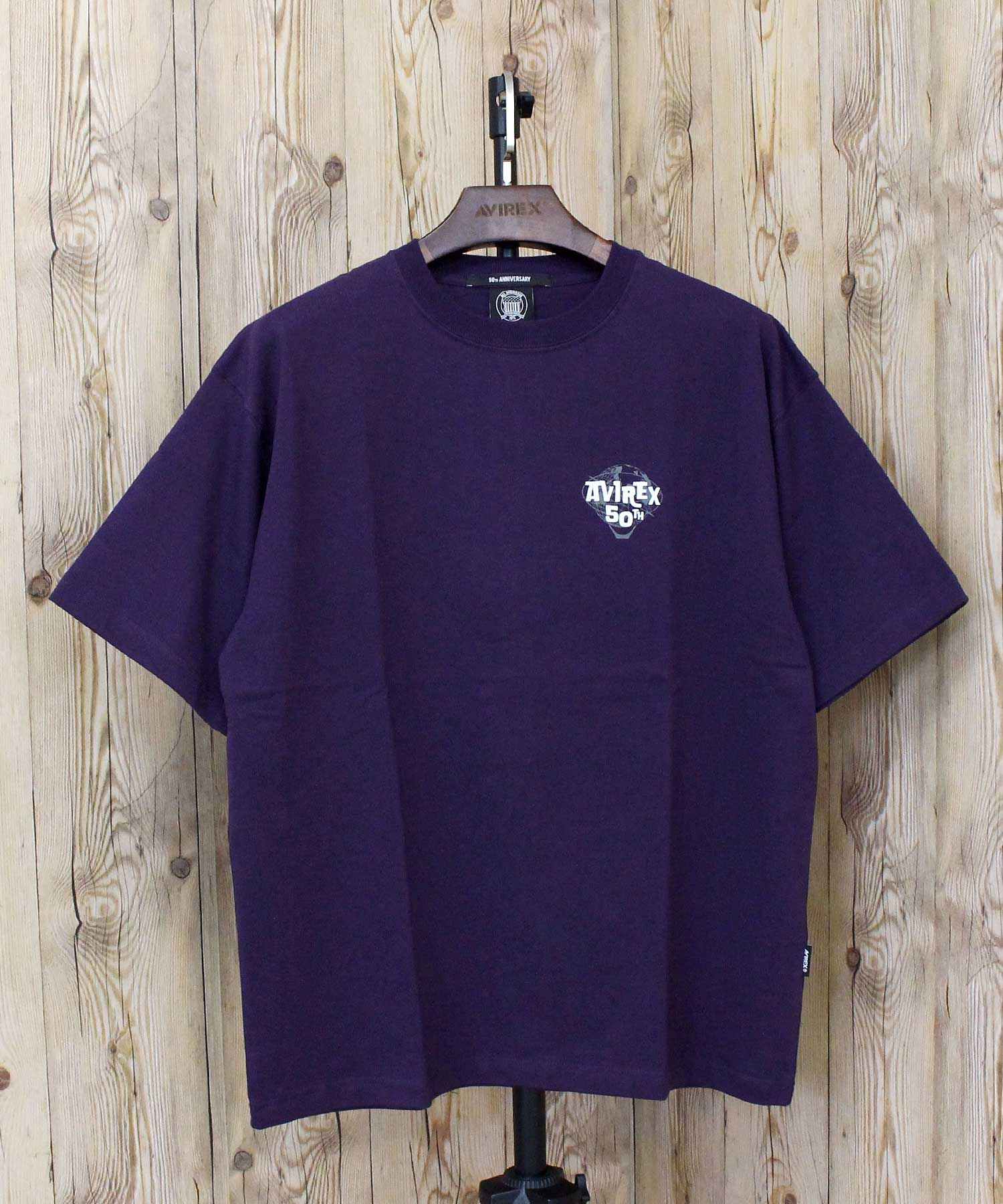 アヴィレックス AVIREX USA S/S TEE 半袖 Tシャツ ロゴ ミリタリー トップス メンズ ブランド おすすめ おしゃれ 春 夏 服 （3-パープル） 3-パープル