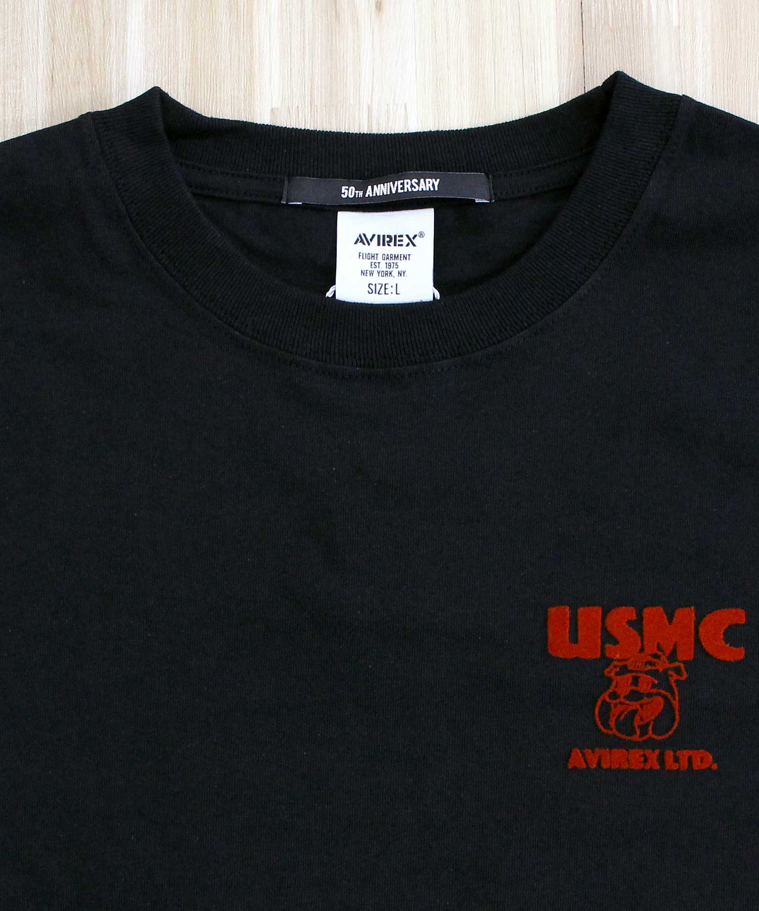 アヴィレックス AVIREX USMC BULLDOG S/S TEE ブルドック 半袖 Tシャツ ロゴ ミリタリー トップス メンズ ブランド おすすめ おしゃれ 春 夏 服 （2-ホワイト） 2-ホワイト