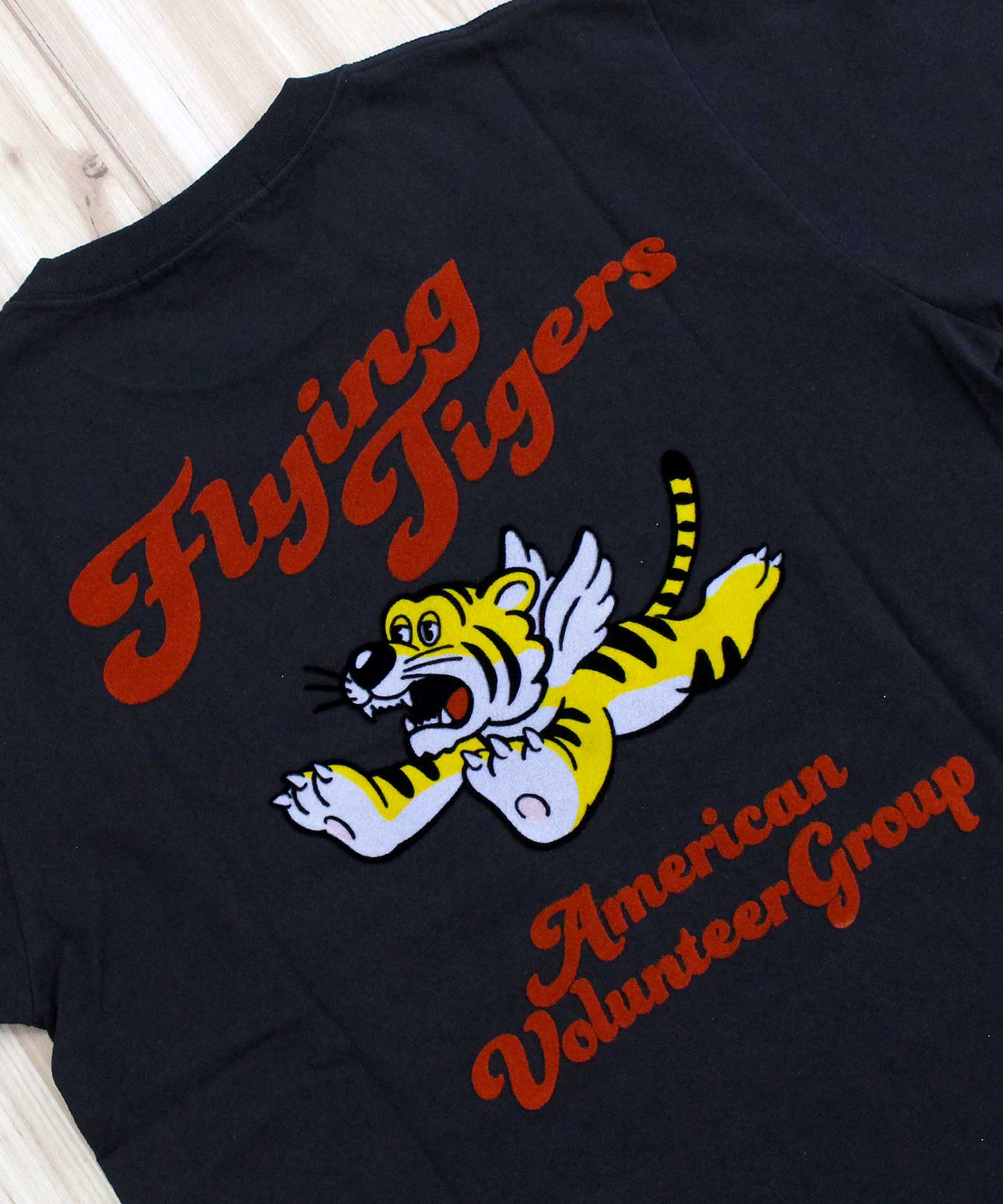 AVIREX FLYING TIGER S/S TEE Flying Tiger Short Sleeve T-Shirt Logo Mil
