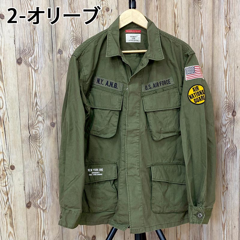 ジャケット・アウター 00aw archive agnes b military jacket AVIREX FATIGUE JACKET-A.N.G.JUNGLE Jungle Fatigue Jacket AIR NATIONAL