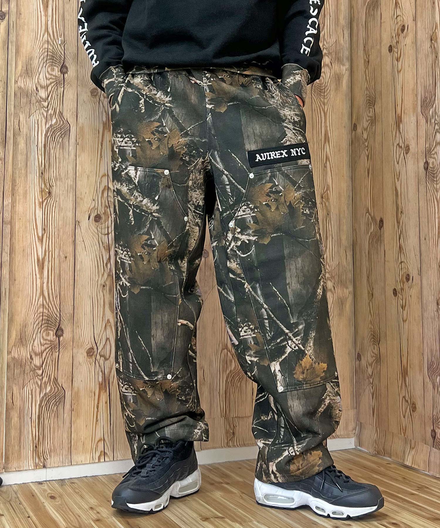 アヴィレックス AVIREX SWEAT PAINTER PANTS REAL TREE スウェットペインターパンツリアルツリーカモ スウェットパンツ アビレックス メンズ ブランド （2-カモフラ） 2-カモフラ