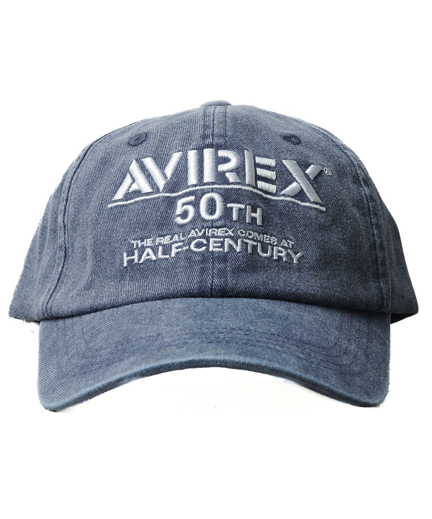 アヴィレックス AVIREX 50th ANNIVERSARY LOGO PIGMENT CAP （ネイビー） ネイビー