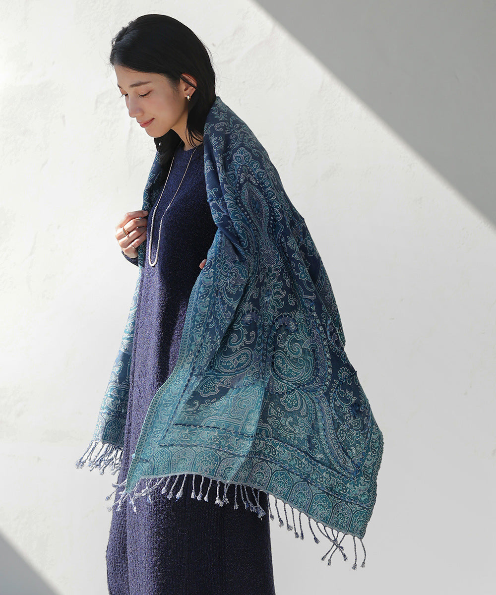 ブージュルード Bou Jeloud インド刺繍ストール