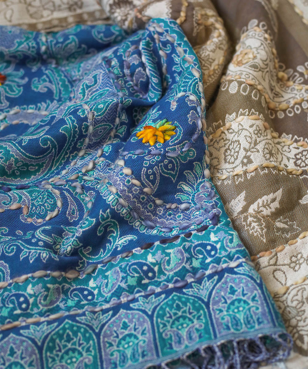 ブージュルード Bou Jeloud インド刺繍ストール